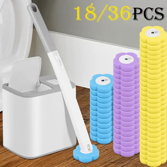 Brosse de toilette avec Kits de têtes de rechange jetables