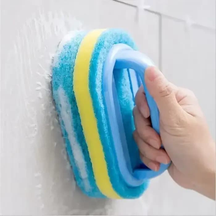 Éponge épaisse pour le nettoyage des carreaux de salle de bain