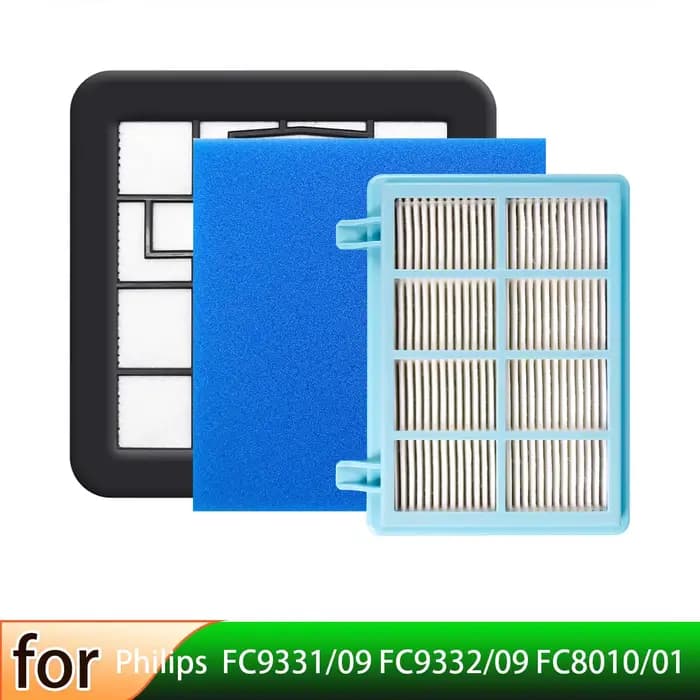 Compatible avec l'aspirateur Philips Power Pro Compact FC9330 FC9331 FC9332 FC9333 FC9334 FC9555 FC9550 filtre HEPA