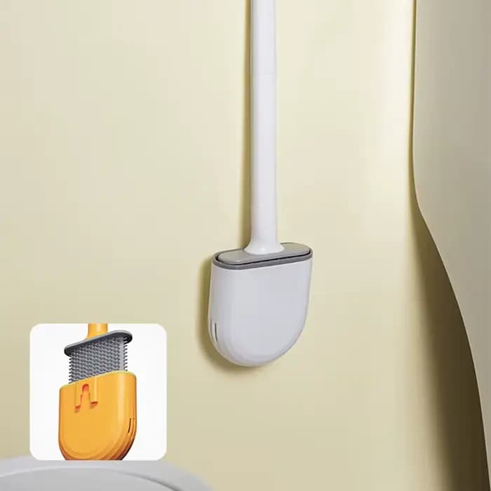 1 brosse de toilette à Long manche tenture murale