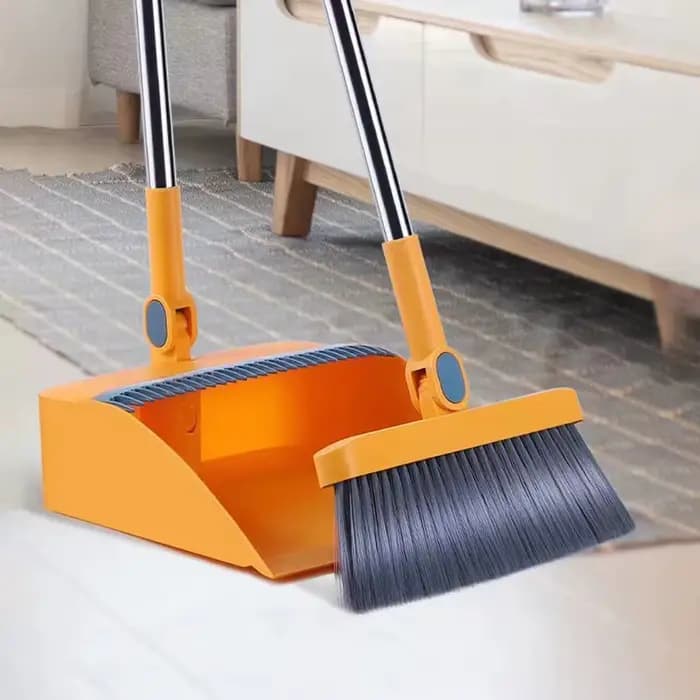 1 ensemble balai et pelle à long manche - Kit de balayage durable
