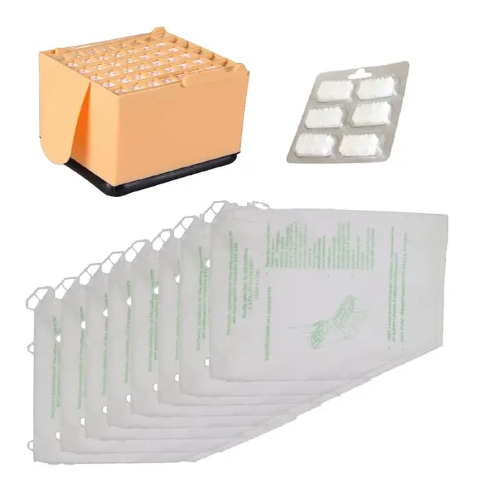 Haute qualité pour aspirateur Vorwerk Kobold VK135 VK136 FP135 FP136 : Sac à poussière + Bloc parfumé + Filtre HEPA