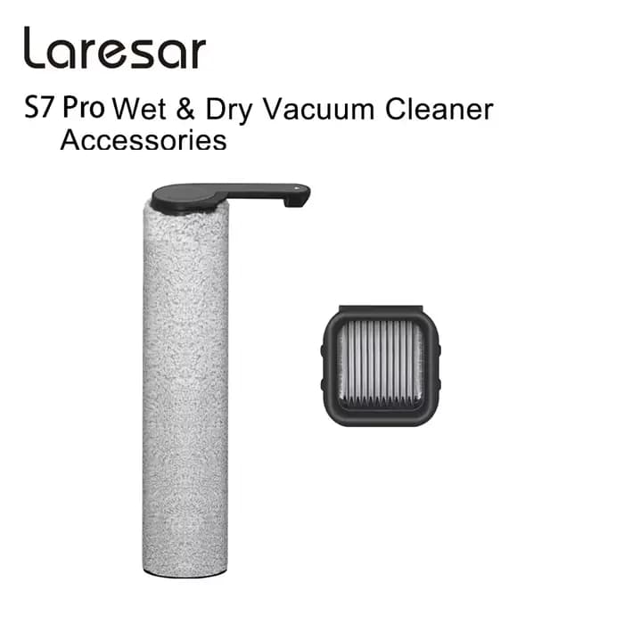 Laresar S7 Pro aspirateur sec et humide accessoires officiels rouleau de brosse/filtre HEPA/réservoir d'eau propre/bouchon/anneau/réservoir DIRT