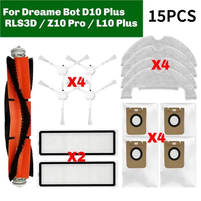 A52Q-accessoires pour Dreame D10 Plus/RLS3D Z10 Pro/L10 Plus-rouleau principal