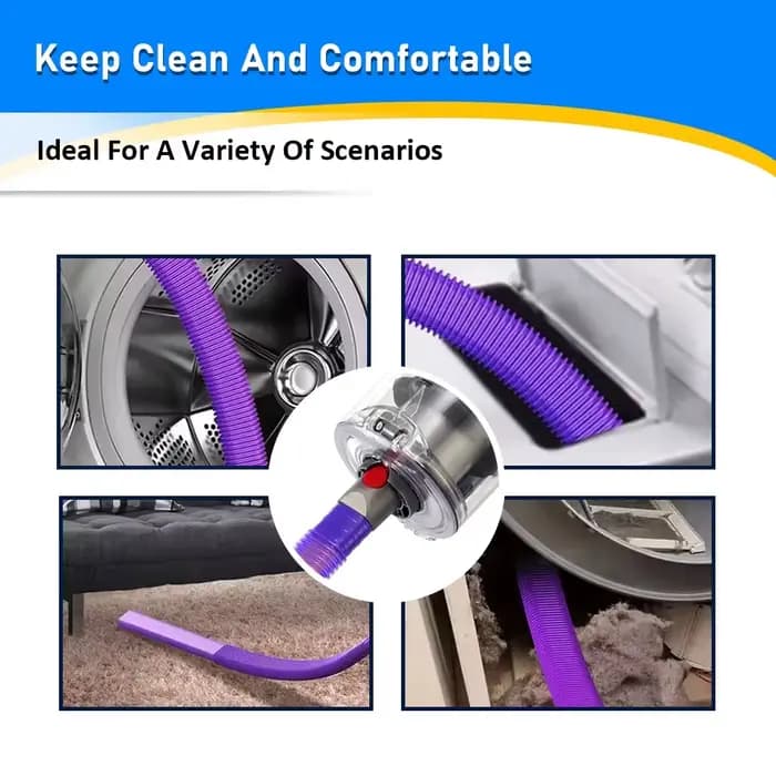 Fixation de tuyau de nettoyage de ventilation de sèche-linge pour Dyson V7 V8 V10 V11 V12 V15