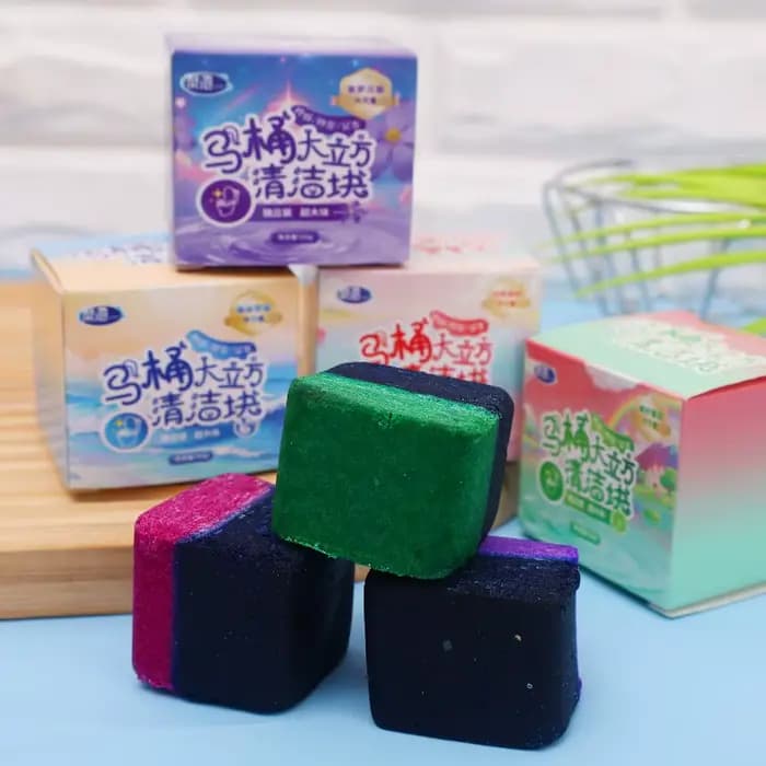 Mini Cube nettoyant pour toilettes