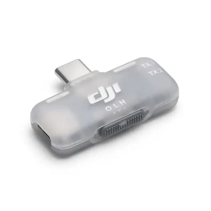 Récepteur mobile de la série DJI Mic prenant en charge les connexions mixtes Mic Mini, Mic 2 et Mic 3. Accessoires d'origine en stock.