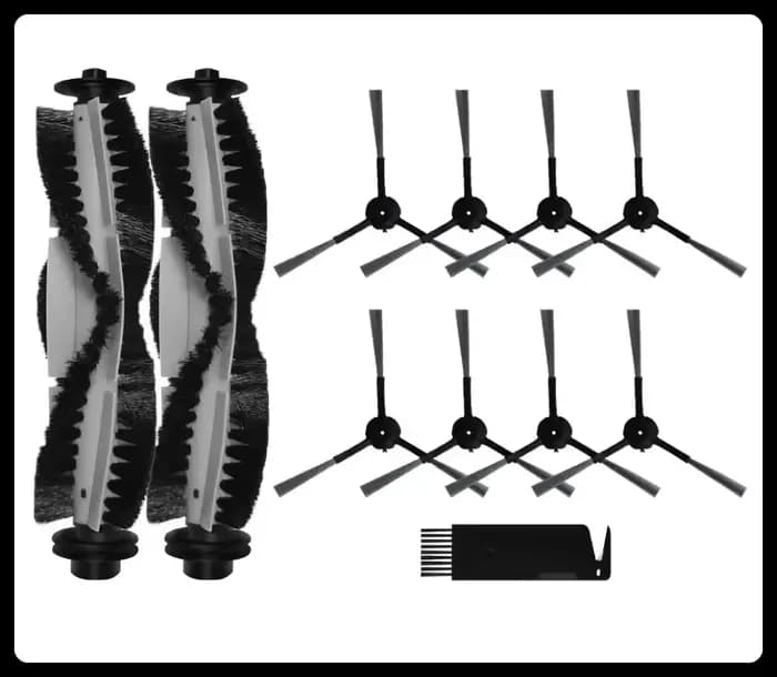 Pièces de rechange compatibles pour aspirateur robot Vactidy T6