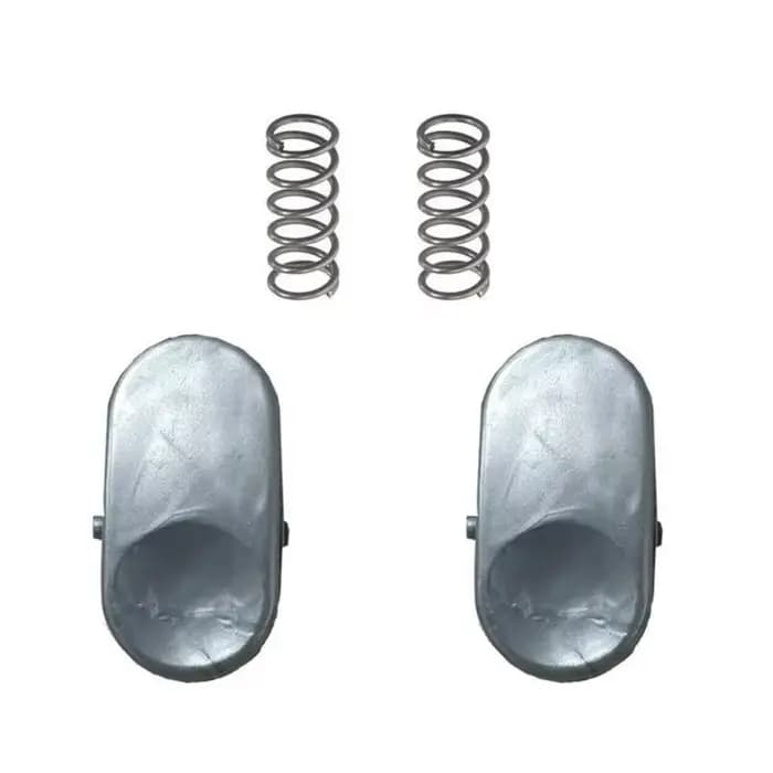 2 Set Silver Tool attrape le bouton godet poussière l'entretien l'aspirateur