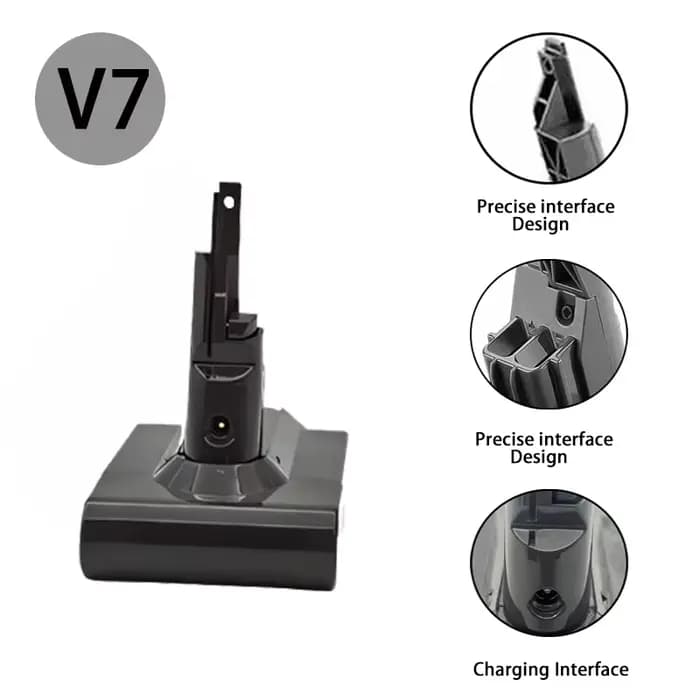 100% nouvelle batterie rechargeable pour aspirateur Dyson V6 V7 V8 série SV07 DC62 DC58 DC31 absolu moelleux Animal Pro Bateria