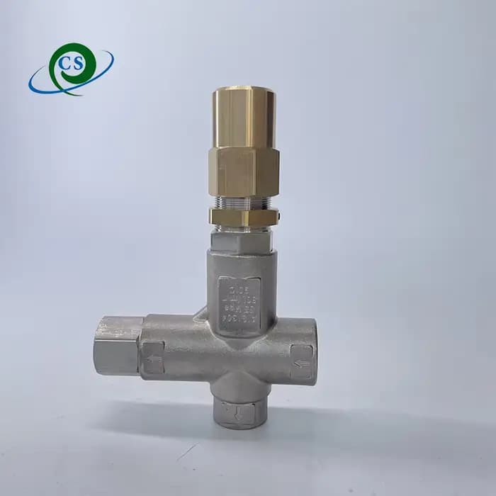Vanne de décharge réglable pour nettoyeur haute pression 500-600 bars 80 L/min