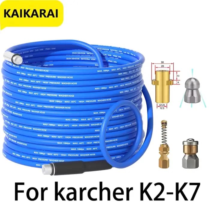 Nettoyeur de tuyaux de tuyau de nettoyage d'eau de vidange d'égout pour Karcher K2-K7