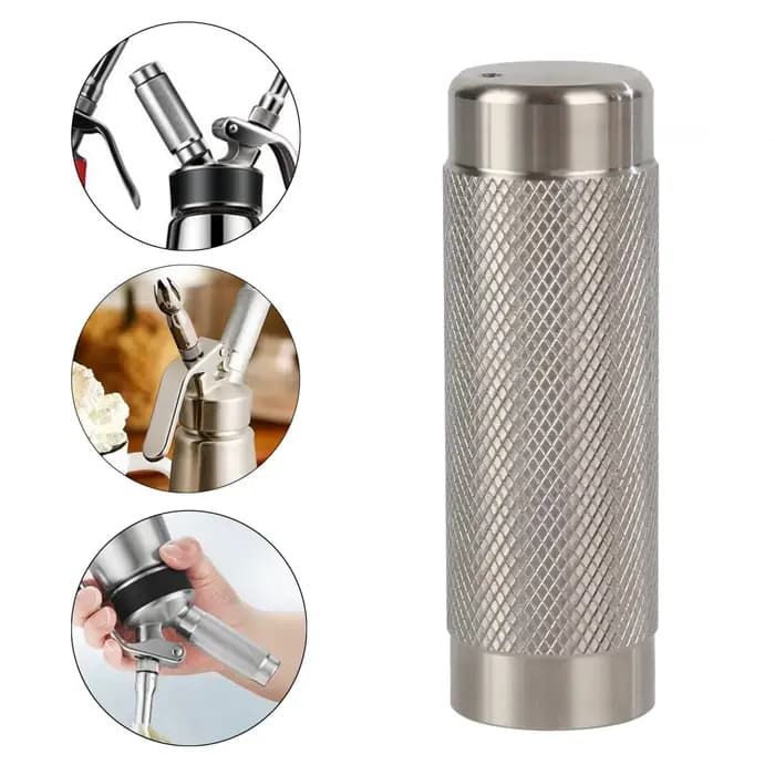 Support de chargeur pour distributeur de crème fouettée, accessoire de tête de fouet, acier inoxydable, support de fouets à crème durable