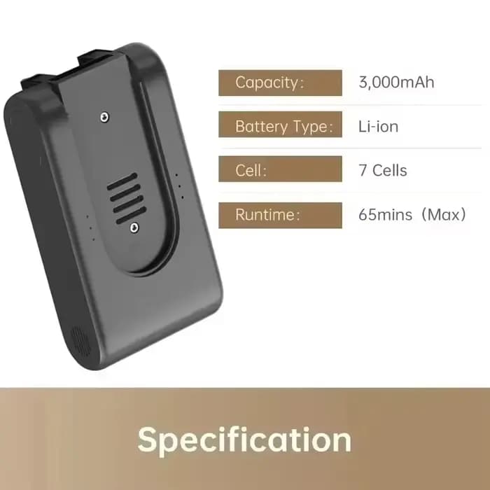 BON 25.2V 5000mAh T10 T20 V12S V16S R10pro batterie d'aspirateur pour Xiaomi Dreame aspirateur