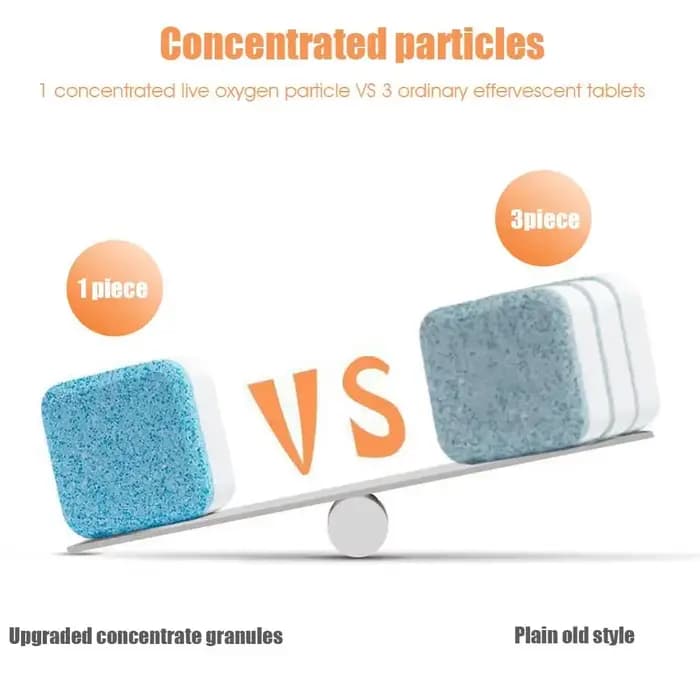 Nettoyant effervescent pour machine à laver