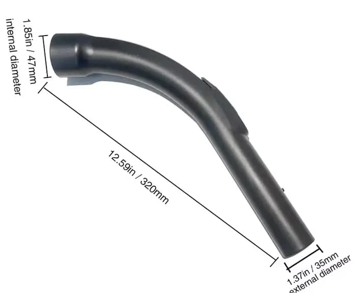 Tube de poignée alternative pour aspirateur Miele 9442601 9442601, fixation de remplacement pour tuyau d'aspiration classique Miele