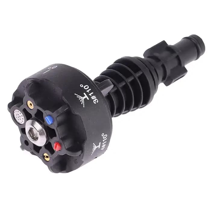 1 pièce Buse de nettoyage haute pression multifonction 6-en-1 pour lavage de voiture