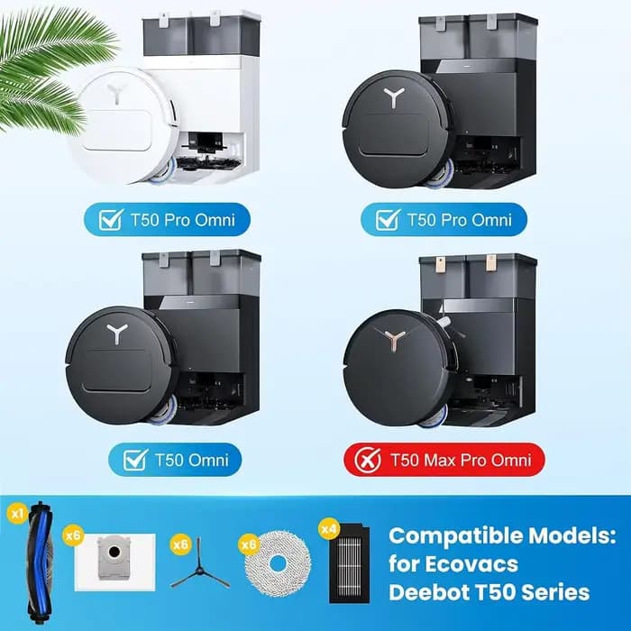 Accessoires pour ECOVACS T50 PRO OMNI / T50