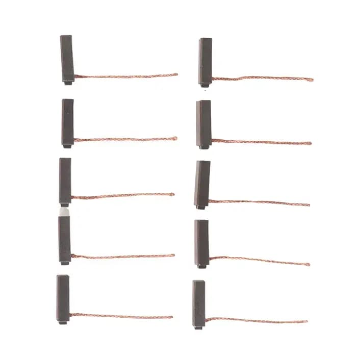 10 pièces 5*7*19mm Balais de charbon pour générateur électrique