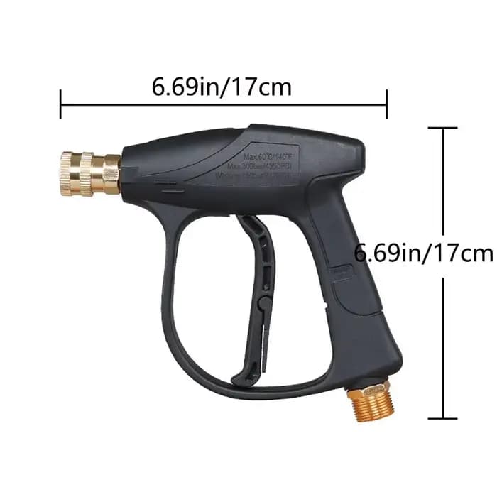 Pistolet de lavage haute pression 2175 PSI