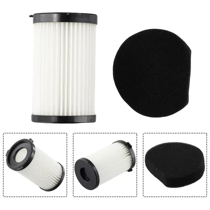 Filtre lavable réutilisable avec éponges pour aspirateur TurboTronic TT-VS6 pièces de rechange