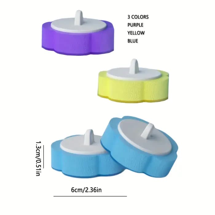 Brosse de toilette avec têtes de rechange jetables