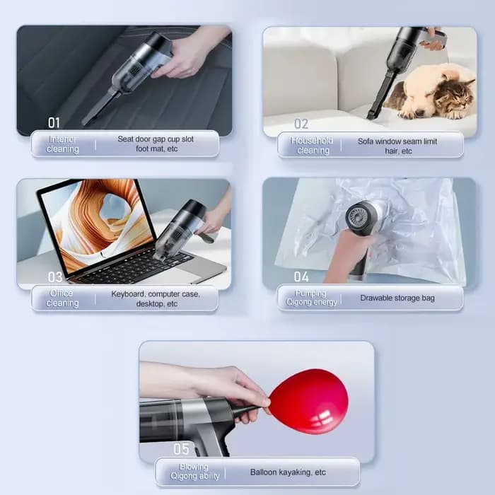 Mini aspirateur de voiture portable sans fil