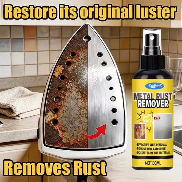 Spray Nettoyant pour Fer à Repasser – Élimine Rapidement les Marques de Brûlure