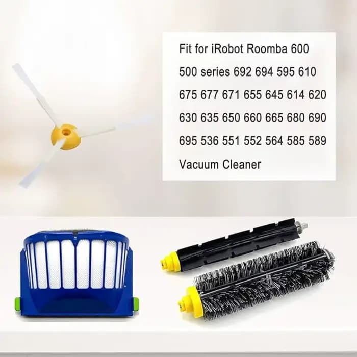 Pour IRobot Roomba série 500 et 600 550 560 650 620 694 676 675 692 Robots de nettoyage de sol brosse à rouleau