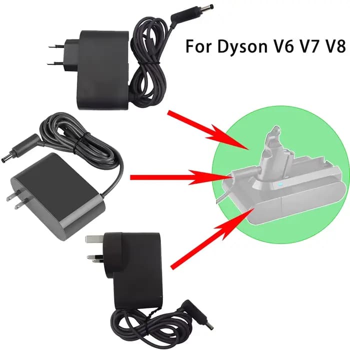 Convient pour Dyson V6 V7 V8 DC62 0.8A chargeur rapide aspirateur
