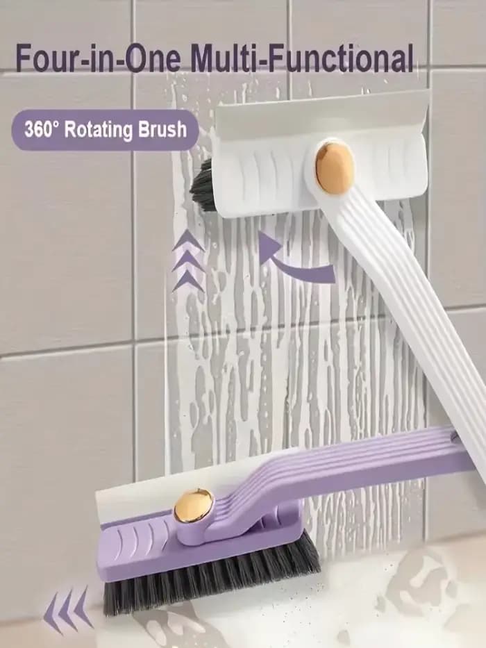 4 en 1 360 ° Brosse de nettoyage de carrelage polyvalente