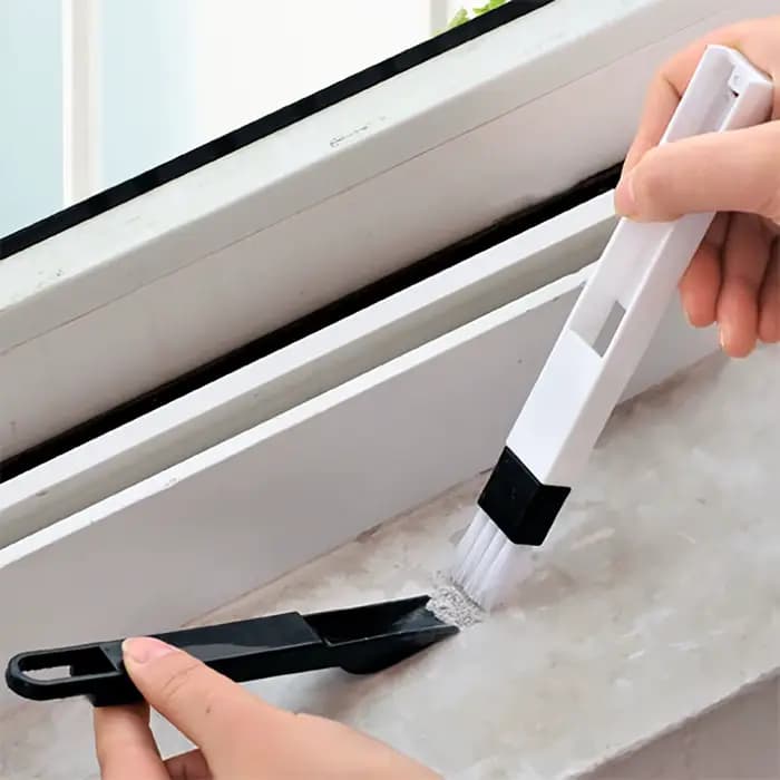 Brosse de nettoyage de rainure de fenêtre