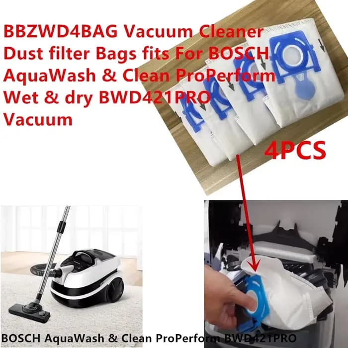 Sacs de filtre à poussière pour aspirateur BBZWD4ro. com