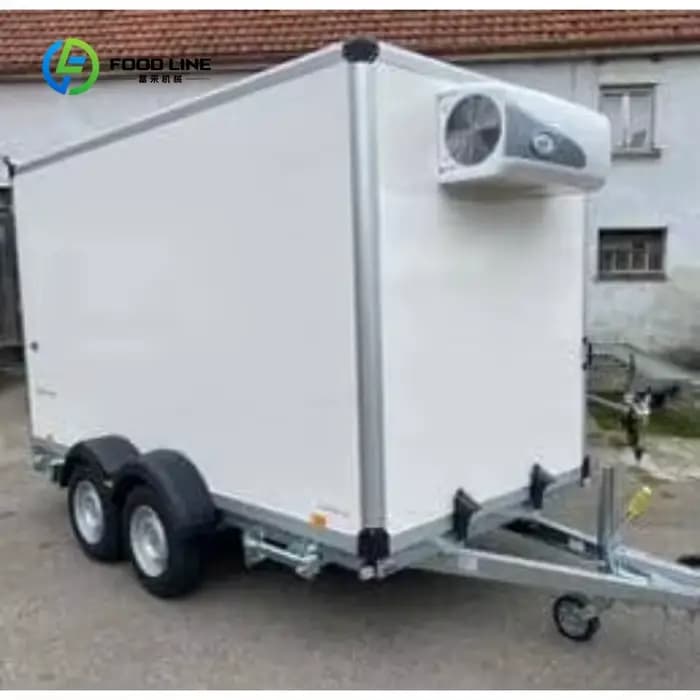 Remorque frigorifique sur mesure, best-seller, pour le transport de produits surgelés et réfrigérés