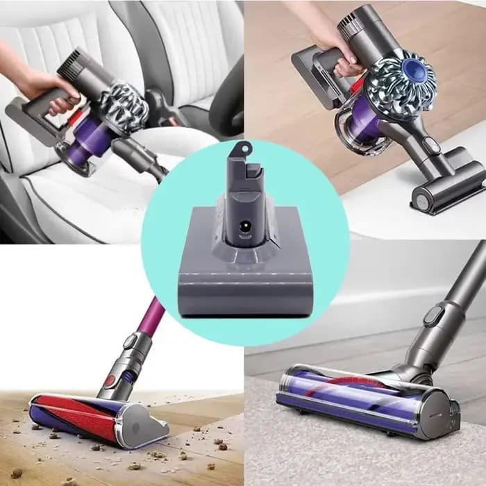 Batterie lithium rechargeable 2025 dernière génération V6 21.6V 12.8Ah pour aspirateur Dyson DC58 DC59 DC61 DC62 SV09 SV07 SV03 SV04 SV06 SV05