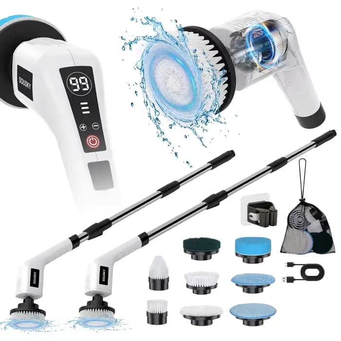 Brosse de nettoyage électrique sans fil