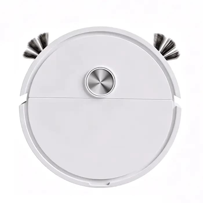 Robot aspirateur compact 3 en 1 pour voiture, machine de nettoyage intelligente légère, évitement automatique des obstacles pour poils d'animaux, sols durs et tapis