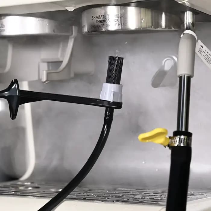 Brosse de nettoyage à la vapeur pour café