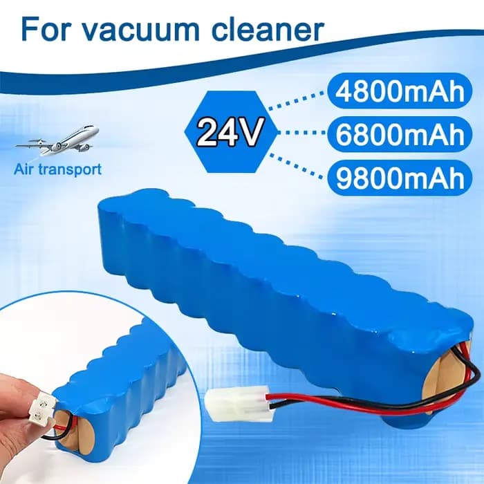 Batterie Ni-MH 24V 9800mAh pour aspirateur Rowenta Besen Air Force Extreme RH8770 RH8771WS RH877501 RH8779 RH877901