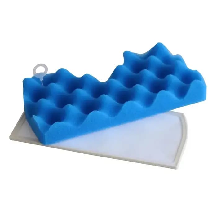 1 ensemble de filtre éponge bleu + 1