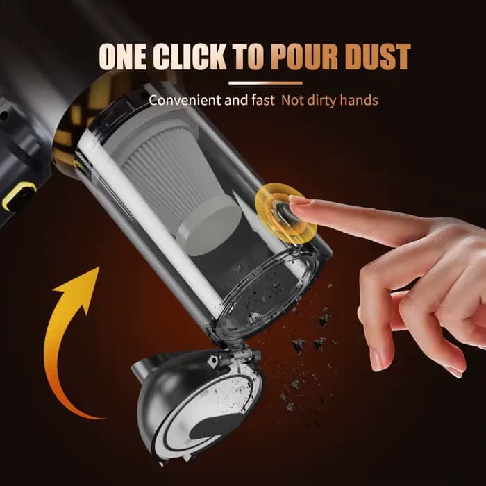 CENRR Mini aspirateur de voiture sans fil puissant nettoyeur
