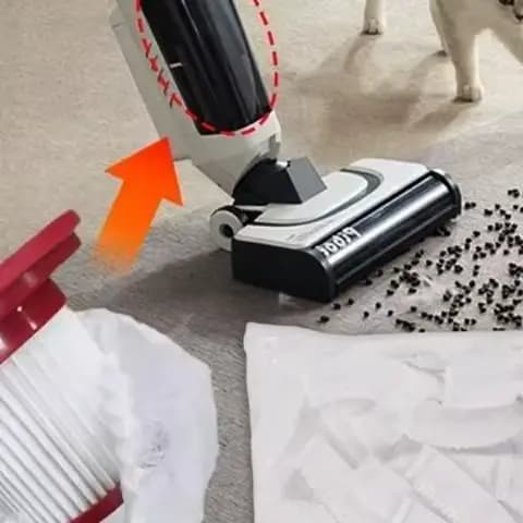 Élément filtrant pour aspirateur jetable