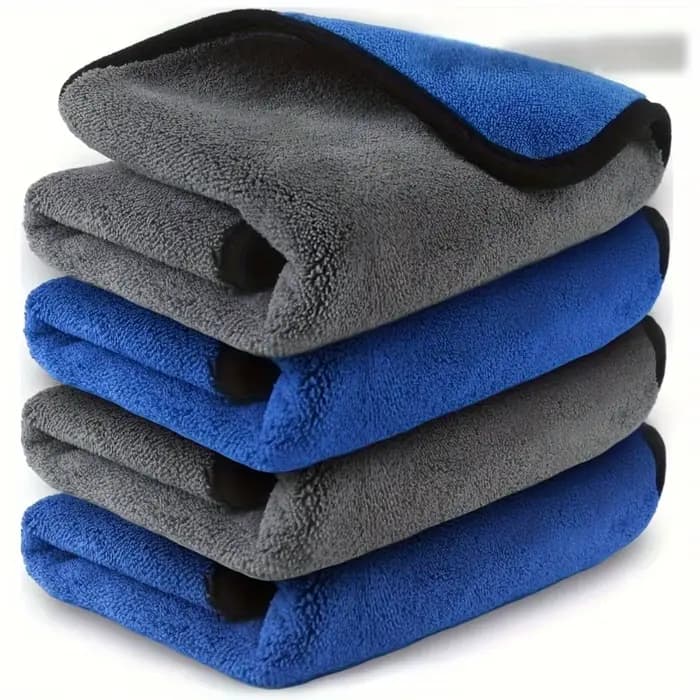Serviettes de nettoyage de voiture en microfibre ultra-épaisses 30×30 cm