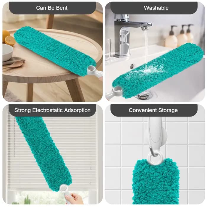 Brosse à plumeau en microcarence lavable EBathroom MGUI