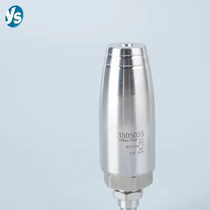 Buse de nettoyage haute pression - Rotateur turbo 250/350/500 bar avec noyau en céramique | 7250 PSI évalué pour les