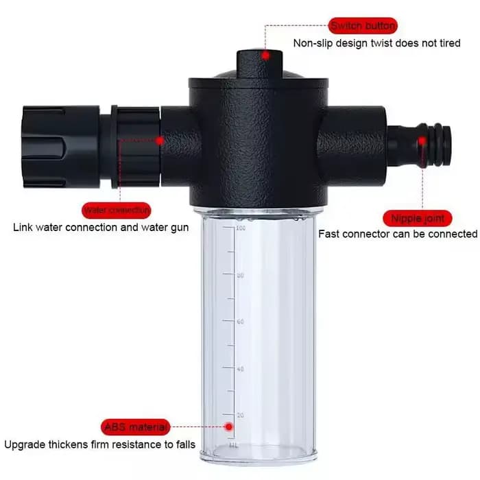 Pistolet d'arrosage haute pression pour lavage de voitures