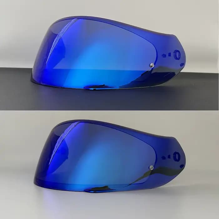 Visière de casque EXO-491 pour casques Scorpion EXO 510 710 / 1200 / 2000 390 410 Air, verre de remplacement plaqué argent et rouge