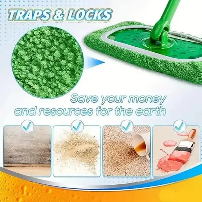Recharges de tissu pour serpillière humide