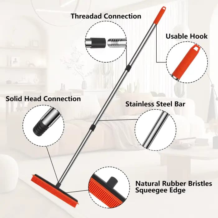 Balai en Silicone à pousser