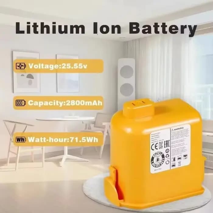 Batterie d'aspirateur 2800mAh/3500mAh/5000mAh pour LG Cord Zero A9 A9+ A9 Plus A905M A907GMS Series 18650 Batteries rechargeables